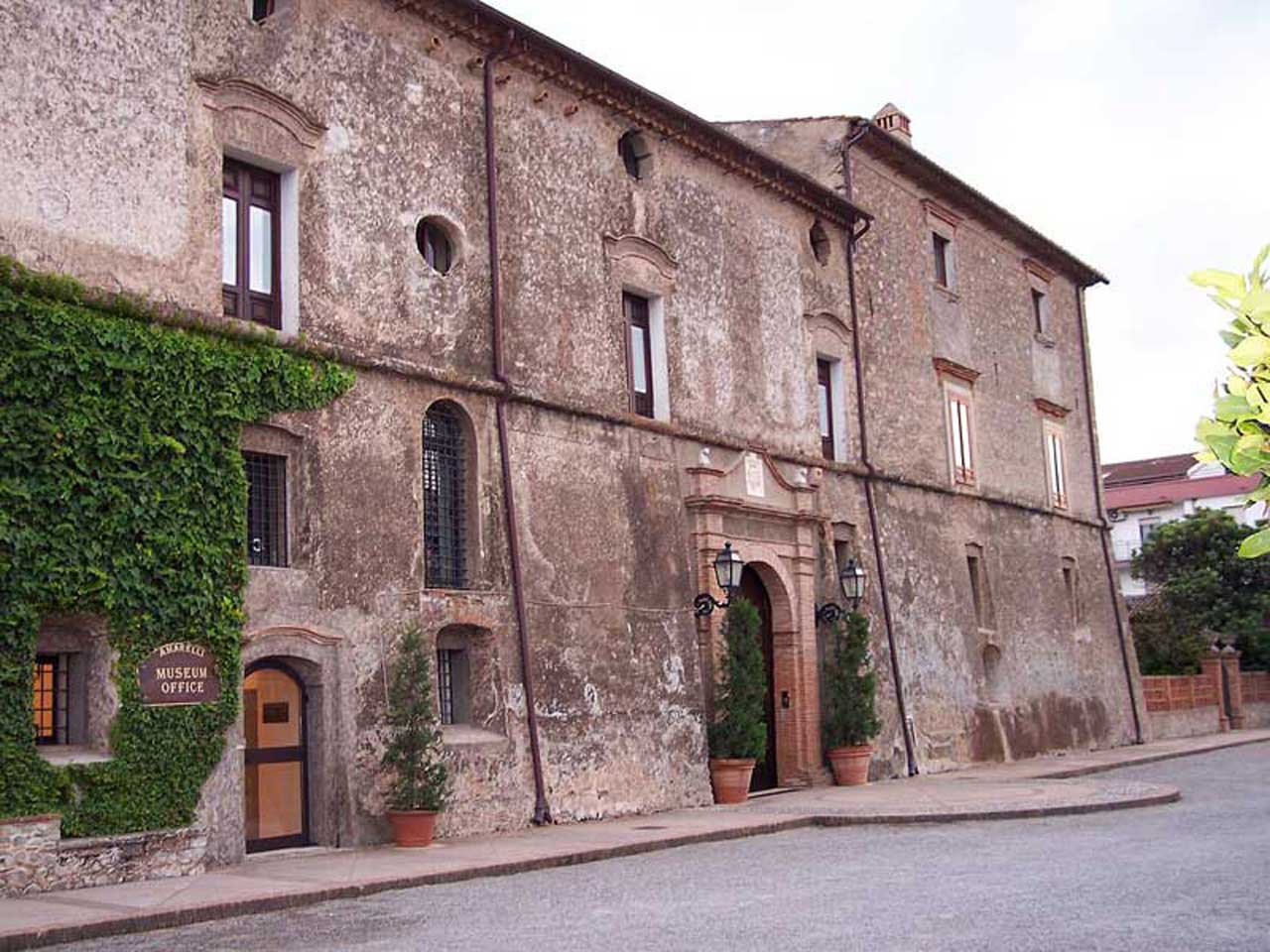 The Amarelli liquorice museum in a historic building near Rossano