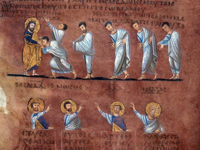 Miniatures from the Codex Purpureus of Rossano