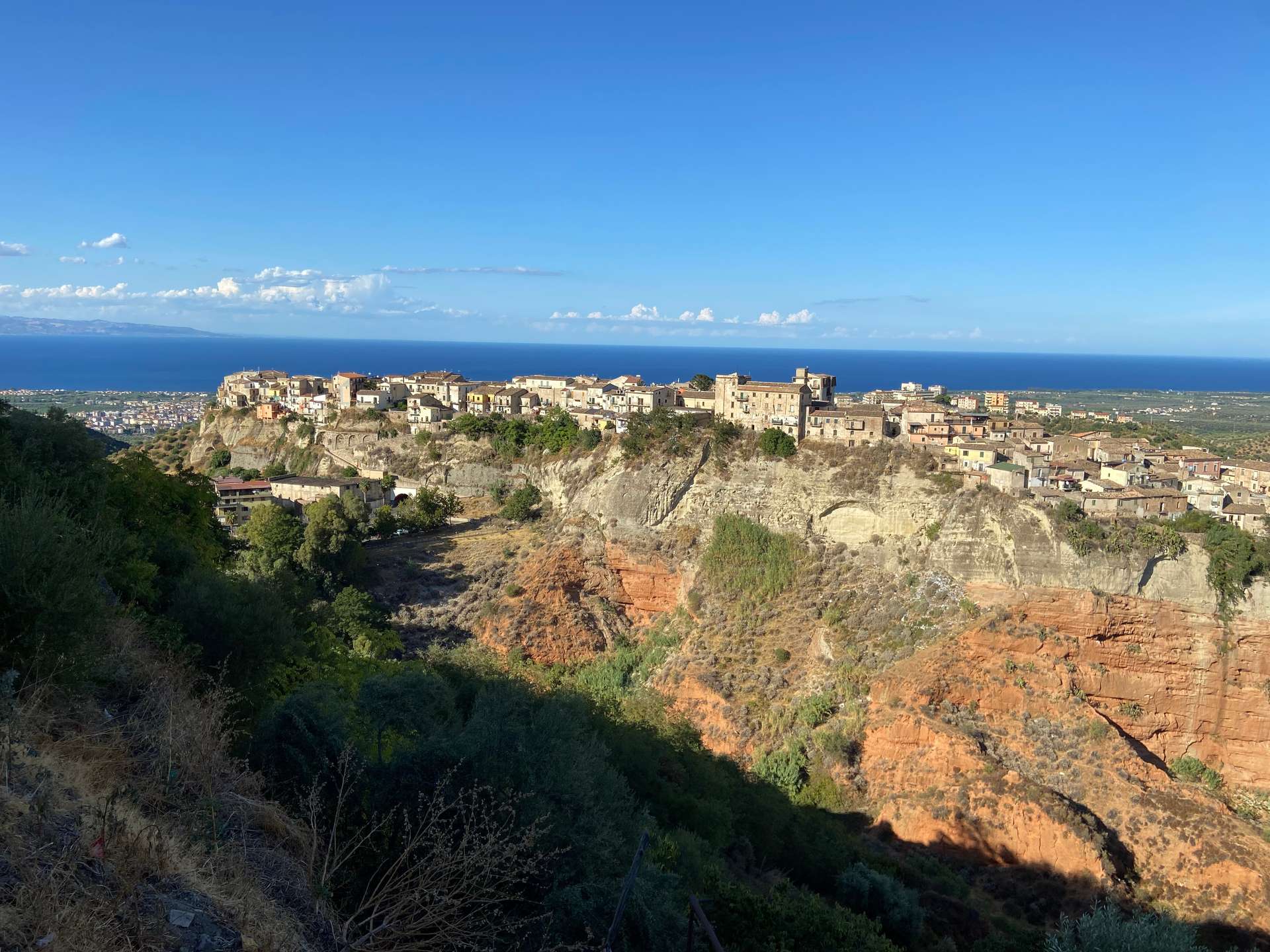 Rossano on a hill overlooking the Ionian Sea